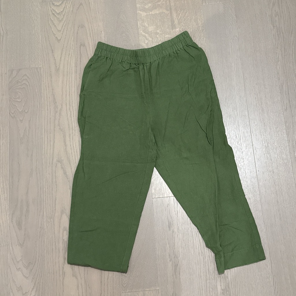 Madewell Tapered Huston Pull-On Crop Pants